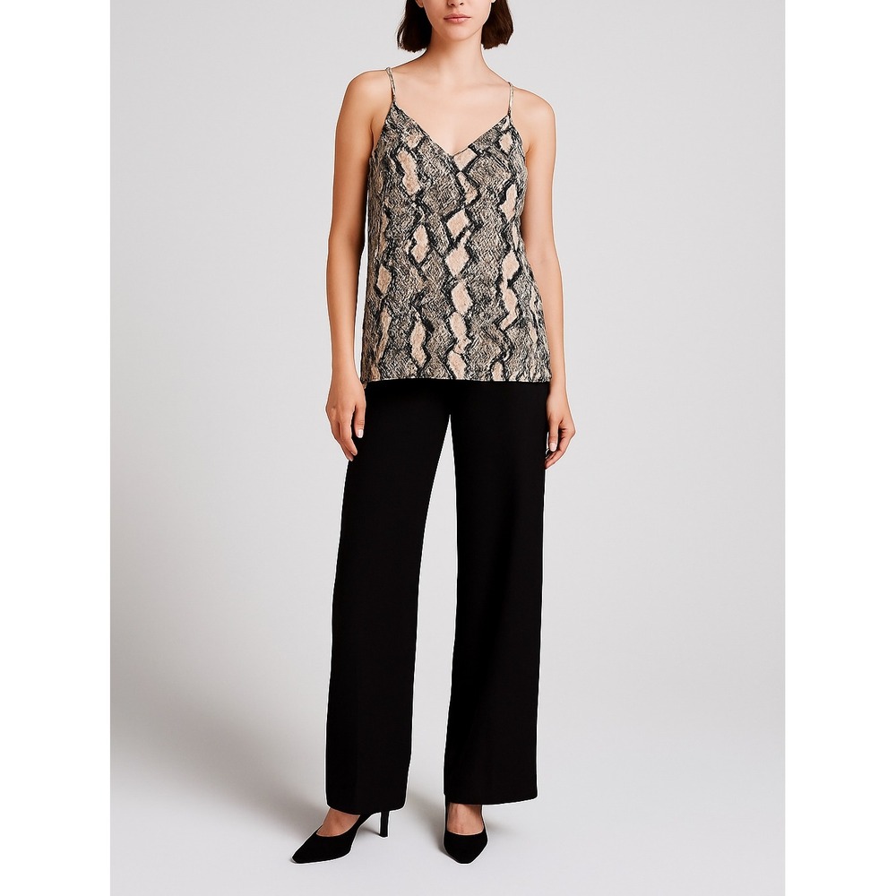 H&M Snake Print V-Neck Camisole Tank – Women's‎ Size 4 – Adjustable Straps
